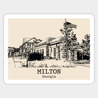 Milton - Georgia Magnet